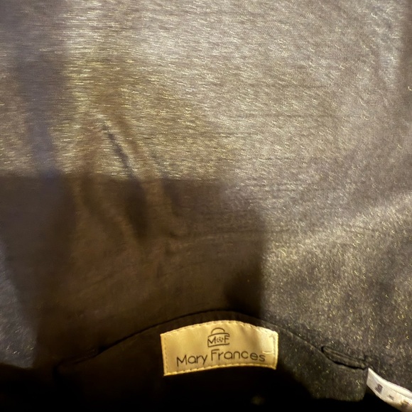 Mary Frances Red and Green Beaded Floral Bag - Picture 6 of 6